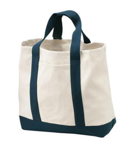 Port & Company 2-Tone Shopping Tote