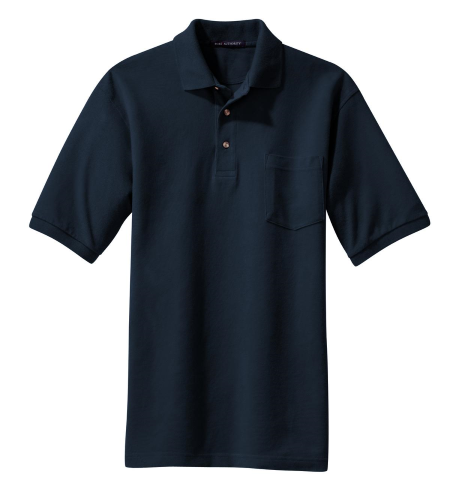 Port Authority Pique Knit Polo with Pocket