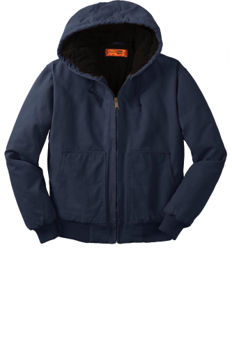 CornerStone Washed Duck Cloth Insulated Hooded Work Jacket