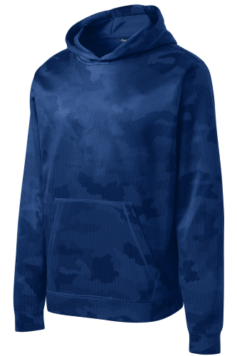 Sport-Tek Youth Sport-Wick CamoHex Fleece Hooded Pullover