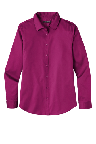 Port Authority Ladies Long Sleeve SuperPro React Twill Shirt