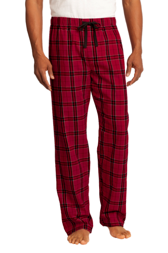 District Young Mens Flannel Plaid Pant