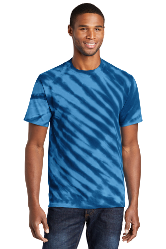Port & Company Essential Tiger Stripe Tie-Dye Tee